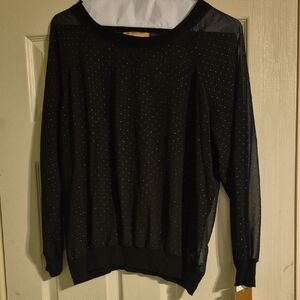 Black Sheer Women's Sweater